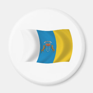 Imã Ímã com a Bandeira das Ilhas Canárias