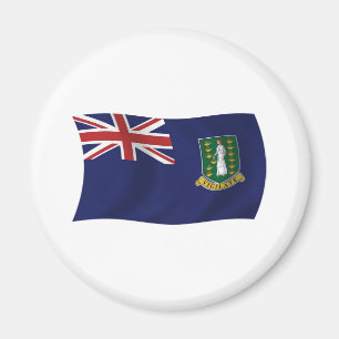 Imã Ímã com a Bandeira das Ilhas Virgens Britânicas