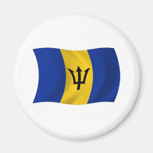 Imã Ímã com a Bandeira de Barbados