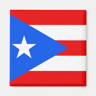 Imã Ímã com a bandeira de Puerto Rico - EUA