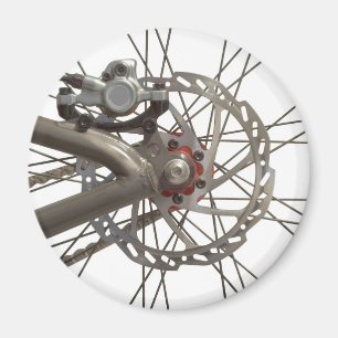 Imã Ímã com a roda da parte traseira da bicicleta