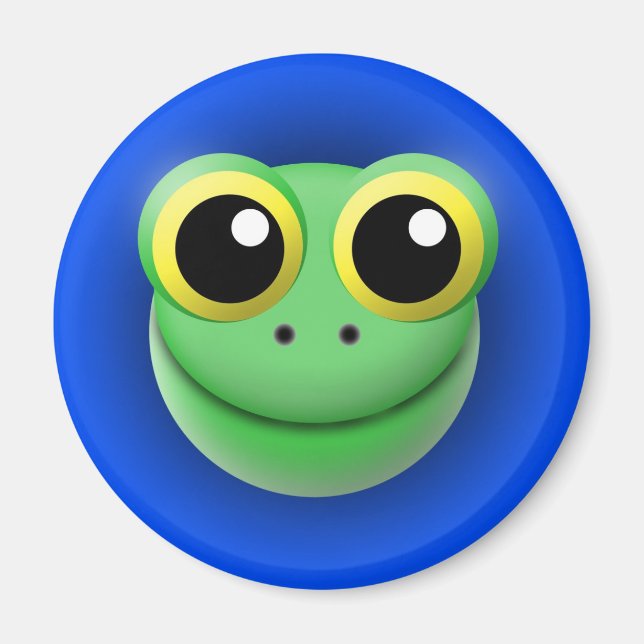 Imã ímã com animal: sapo (Frente)