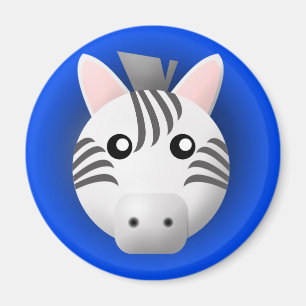 Imã ímã com animal: zebra