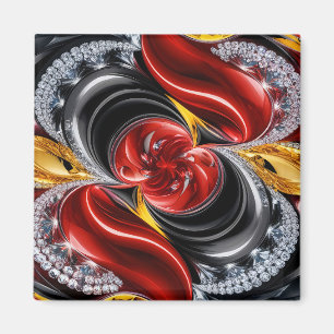 Imã Ímã com Design de Cores Alemãs