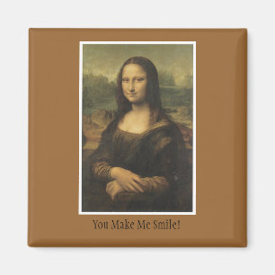Imã Ímã com design de Mona Lisa