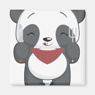 Imã Ímã com fome da panda