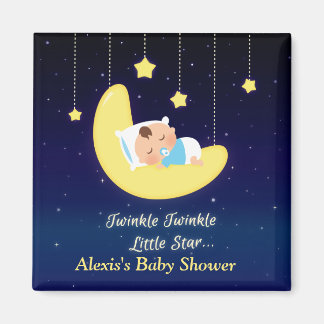 Imã Ímã com Fundo Azul Escuro de Twinkle Little Star