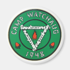 Imã Ímã com Logo do Acampamento Watchaug
