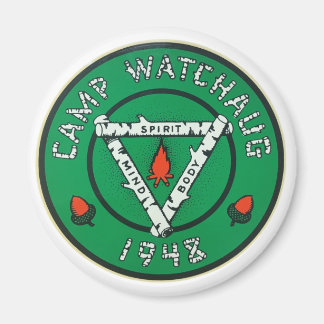 Imã Ímã com Logo do Acampamento Watchaug