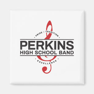 Imã Ímã com Logotipo da Banda Perkins