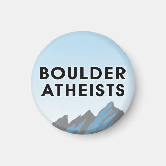 Imã Ímã com Logotipo dos Ateus de Boulder