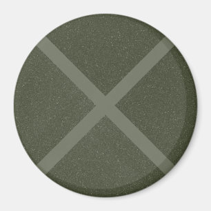 Imã Ímã com Padrão Cruzado Verde Musgo
