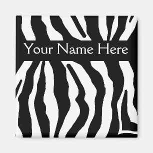 Imã Ímã conhecido personalizado impressão da zebra