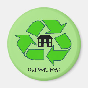 Imã Ímã - construções velhas do reciclar