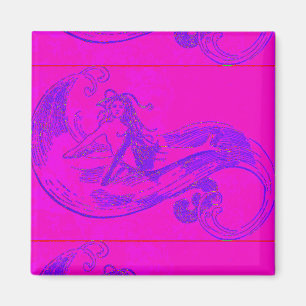 Imã ímã cor-de-rosa da sereia