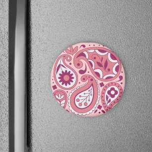 Imã Ímã cor-de-rosa de Paisley