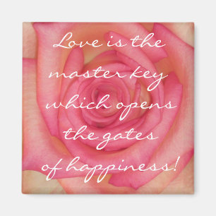 Imã Ímã cor-de-rosa do amor