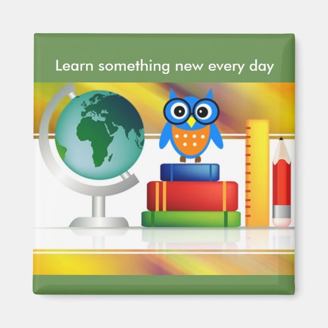 Imã ímã coruja (Frente)