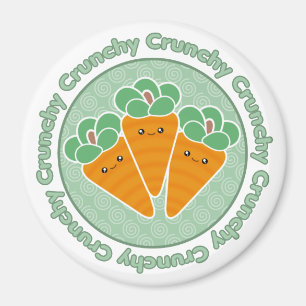 Imã Ímã crocante das cenouras de Kawaii
