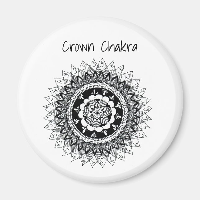 Imã ímã Crown Chakra (Frente)