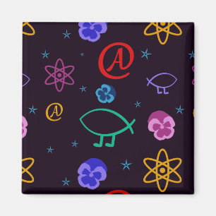 Imã Ímã customizável ateu de Freethought