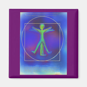 Imã Ímã da alienígena de espaço de Vitruvian