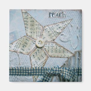 Imã Ímã da arte do "alcance" por Nancy Lefko