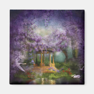 Imã Ímã da arte do lago wisteria