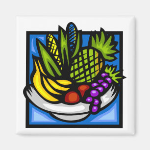 Imã Ímã da bacia de fruta de Kwanzaa por SRF