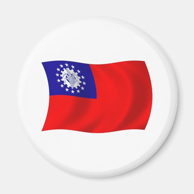 Imã Ímã da Bandeira da Birmânia (Frente)