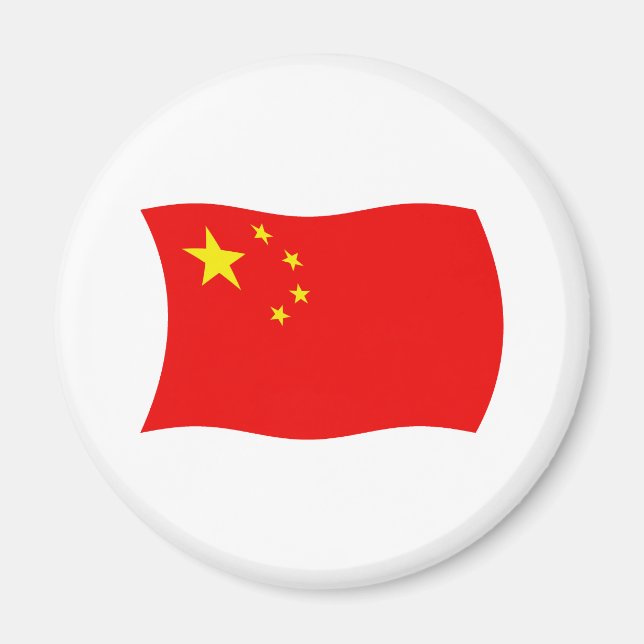 Imã Ímã da Bandeira da China (Frente)