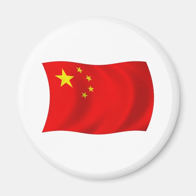 Imã Ímã da Bandeira da China (Frente)