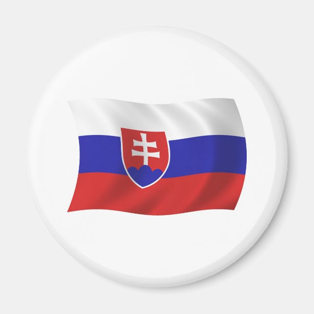 Imã Ímã da Bandeira da Eslováquia (Frente)