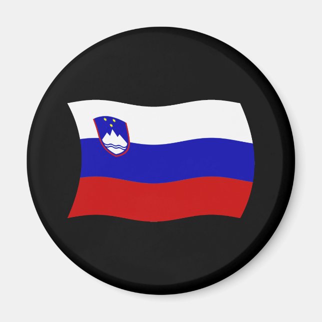 Imã Ímã da Bandeira da Eslovênia (Frente)