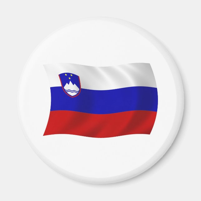 Imã Ímã da Bandeira da Eslovênia (Frente)