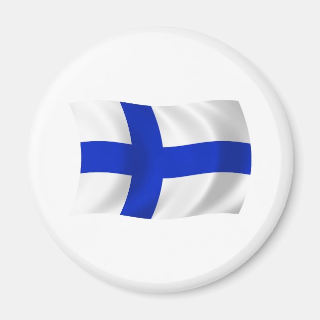 Imã Ímã da Bandeira da Finlândia (Frente)
