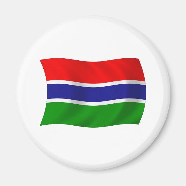 Imã Ímã da Bandeira da Gâmbia (Frente)
