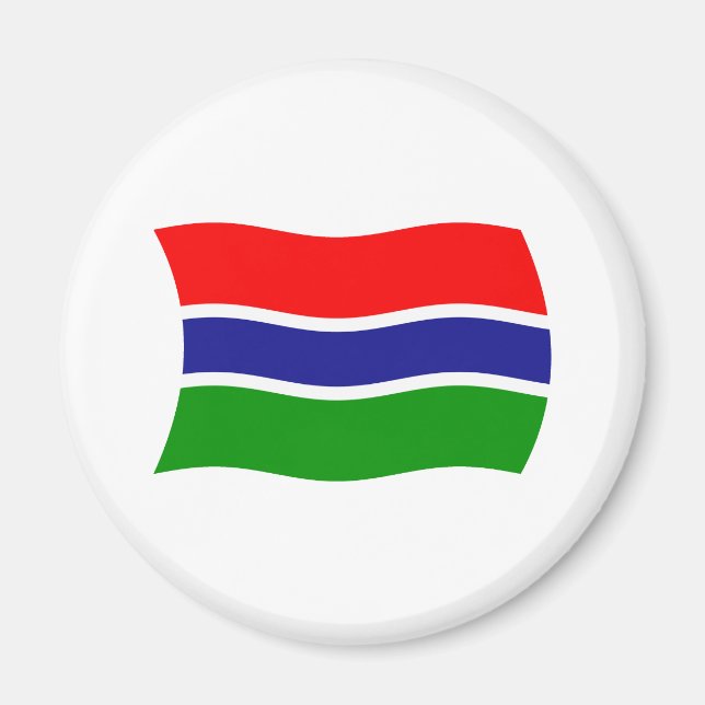 Imã Ímã da Bandeira da Gâmbia (Frente)