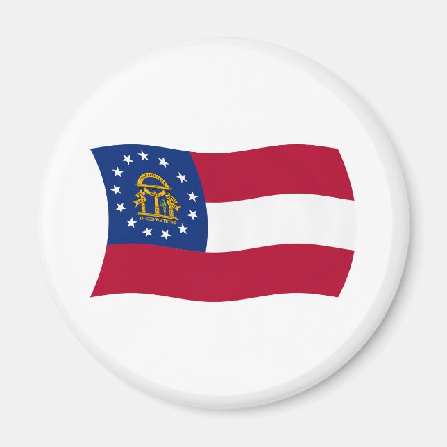 Imã Ímã da Bandeira da Geórgia (Frente)