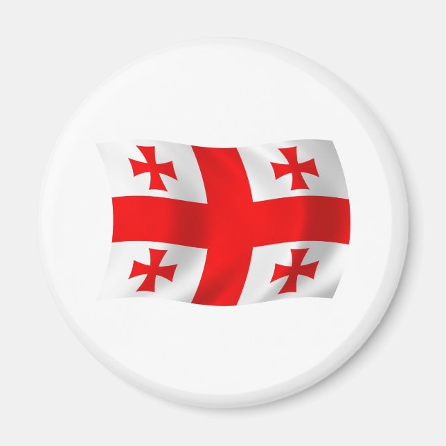 Imã Ímã da Bandeira da Geórgia (Frente)