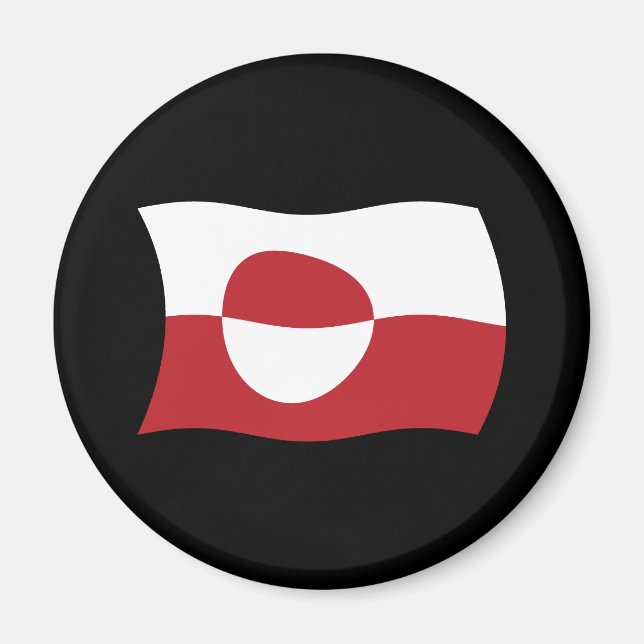 Imã Ímã da Bandeira da Groenlândia (Frente)