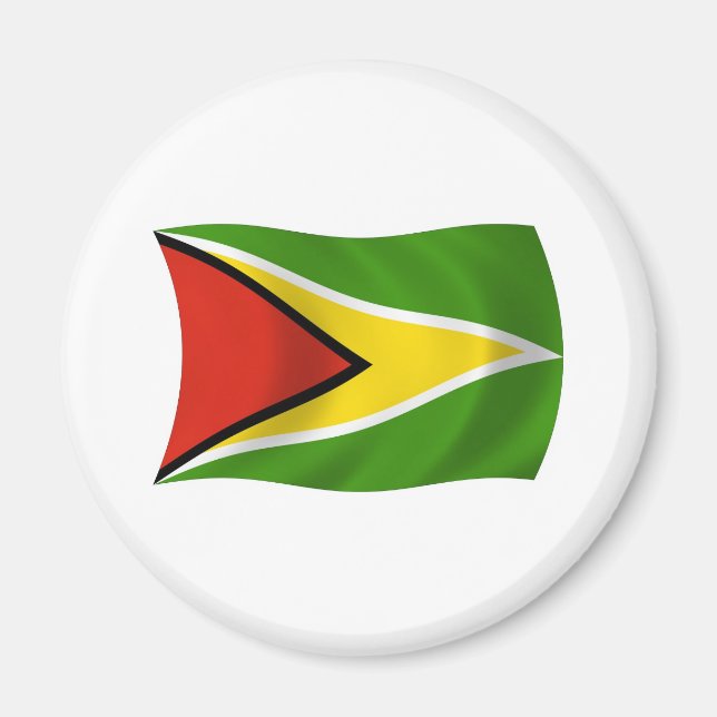 Imã Ímã da Bandeira da Guiana (Frente)