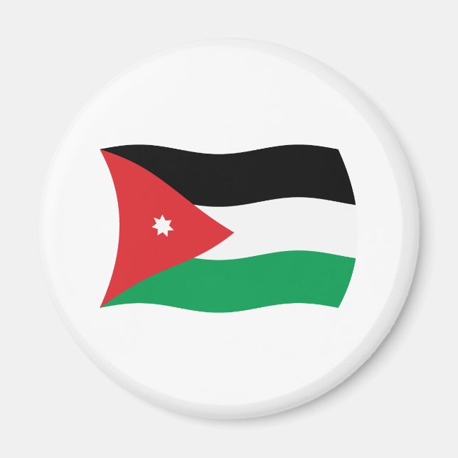 Imã Ímã da Bandeira da Jordânia (Frente)
