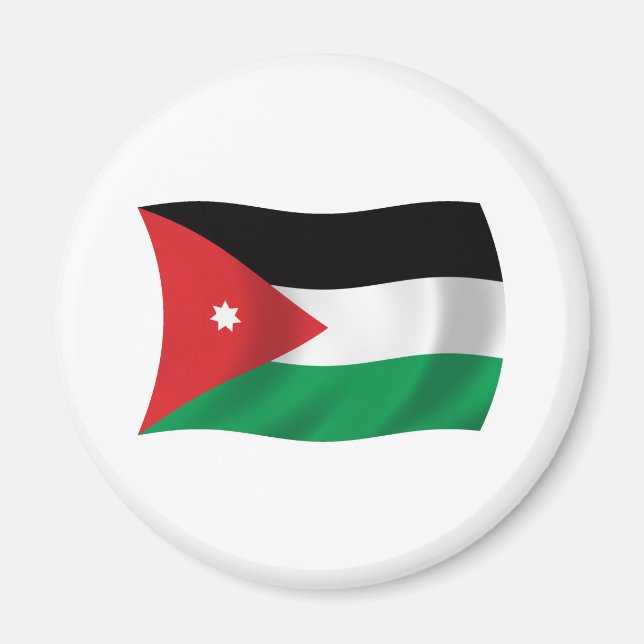 Imã Ímã da Bandeira da Jordânia (Frente)