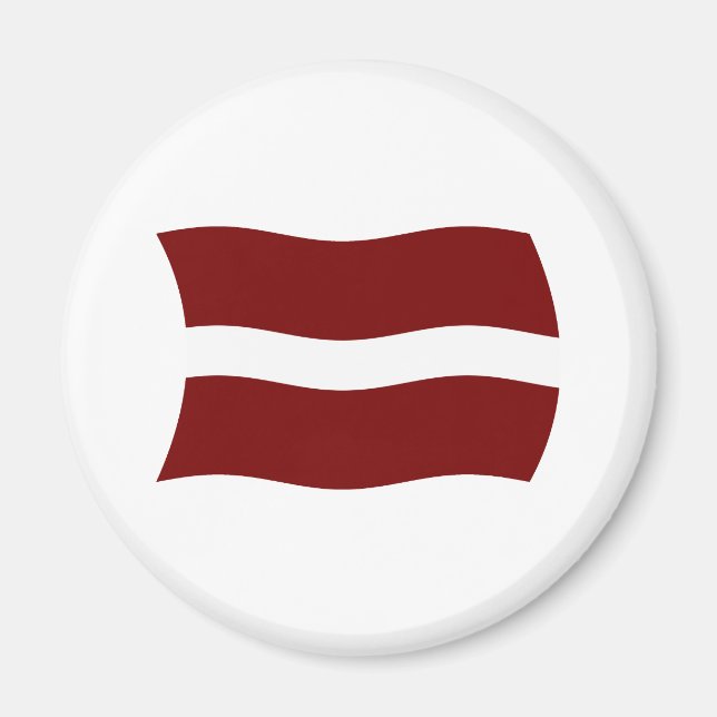 Imã Ímã da Bandeira da Letônia (Frente)