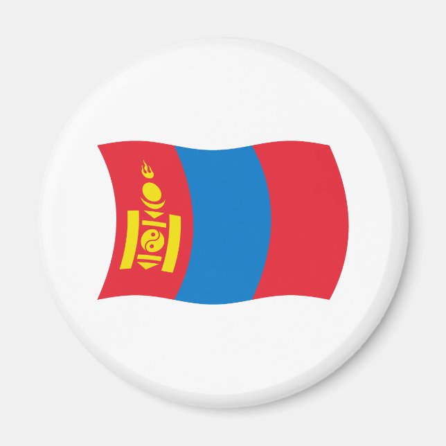 Imã Ímã da Bandeira da Mongólia (Frente)