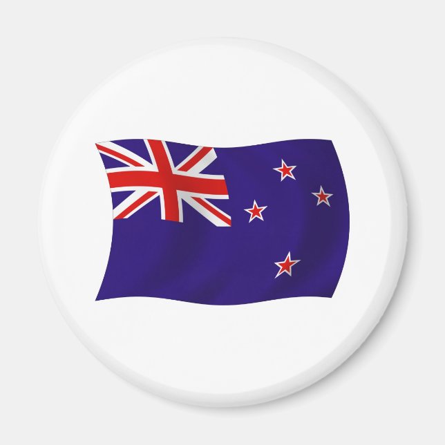 Imã Ímã da Bandeira da Nova Zelândia (Frente)