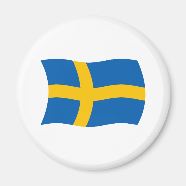 Imã Ímã da Bandeira da Suécia (Frente)