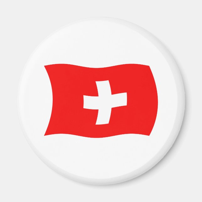 Imã Ímã da Bandeira da Suíça (Frente)