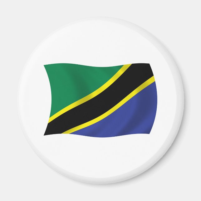 Imã Ímã da Bandeira da Tanzânia (Frente)